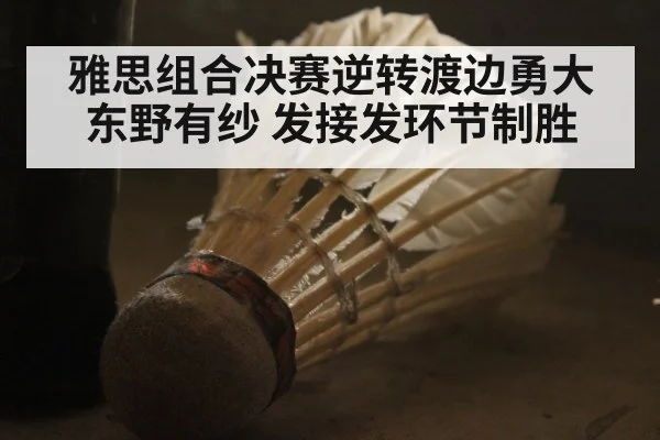 雅思组合决赛逆转渡边勇大东野有纱 发接发环节制胜